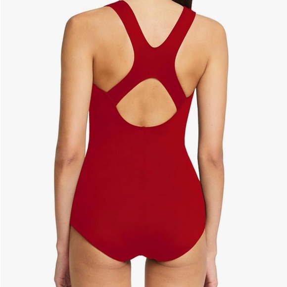 Baleaf Red Athletic Racerback UPF 50 One Piece Swimsuit Women Size 38 NWT - Picture 16 of 16